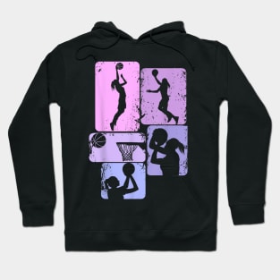 Basketball Girl Women Girls Kids Hoodie